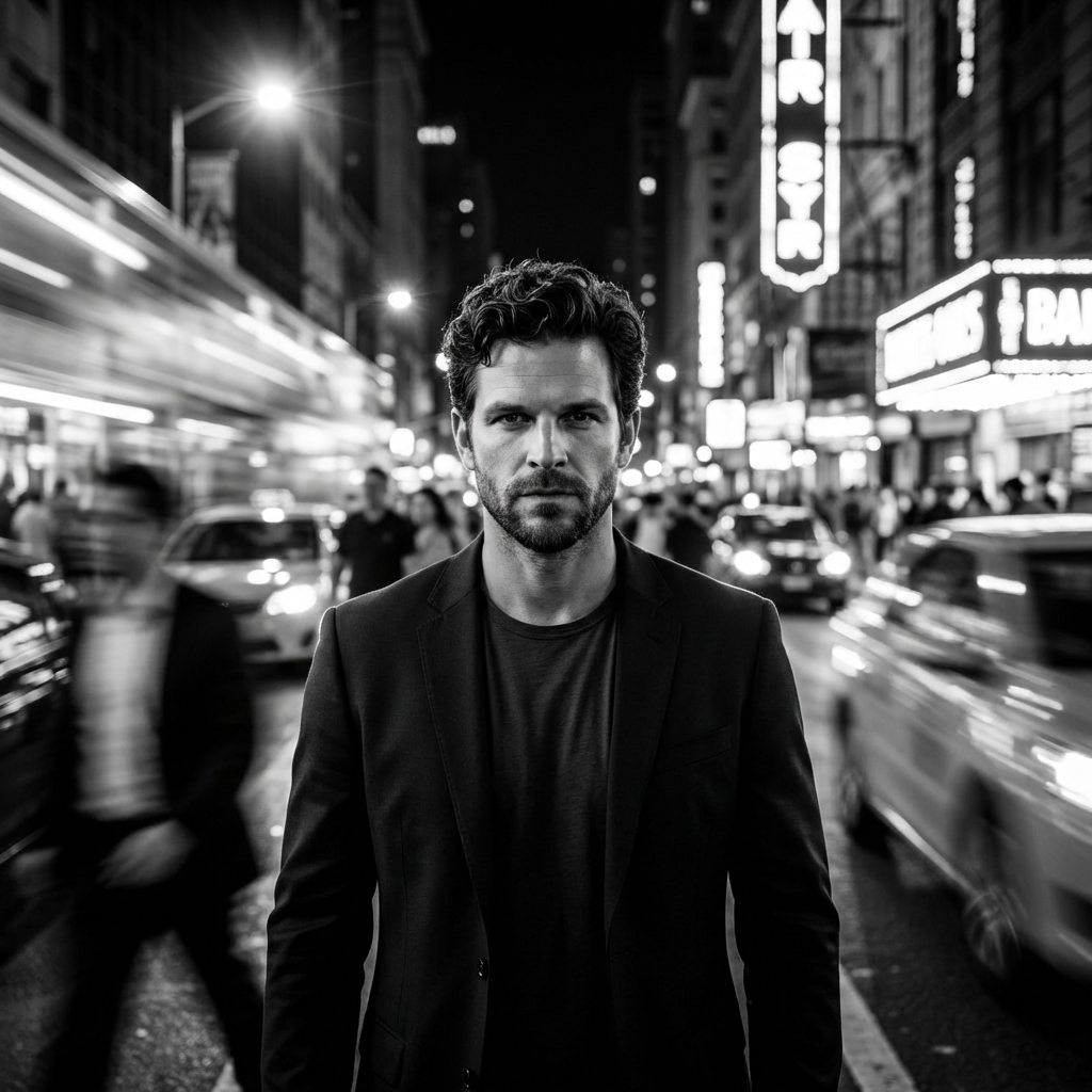 Night Exposure Portrait